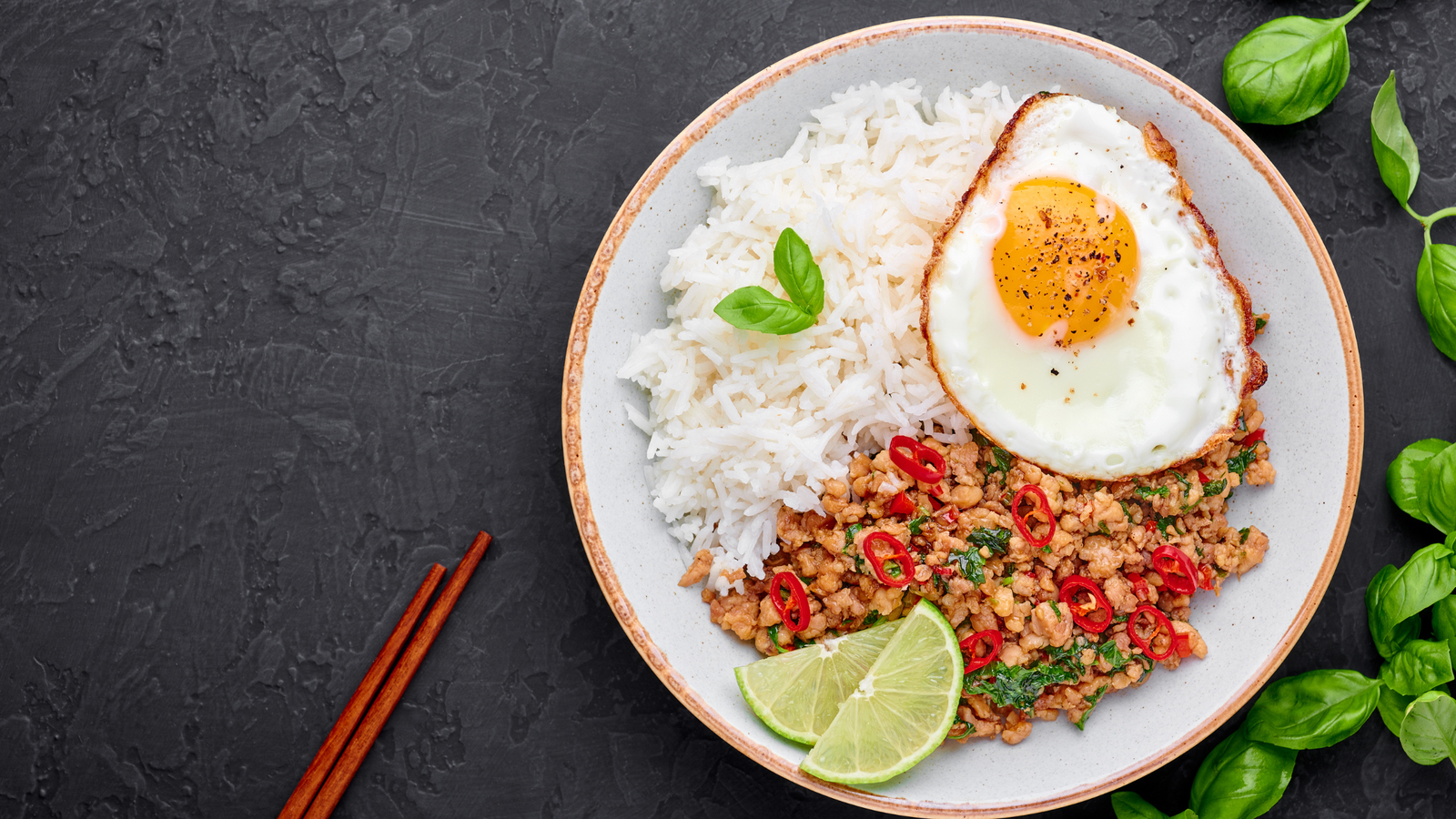 Featured image of spicy thai basil chicken (Pad Krapow Gai) recipe