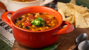 A quick and easy taco soup dinner feature image