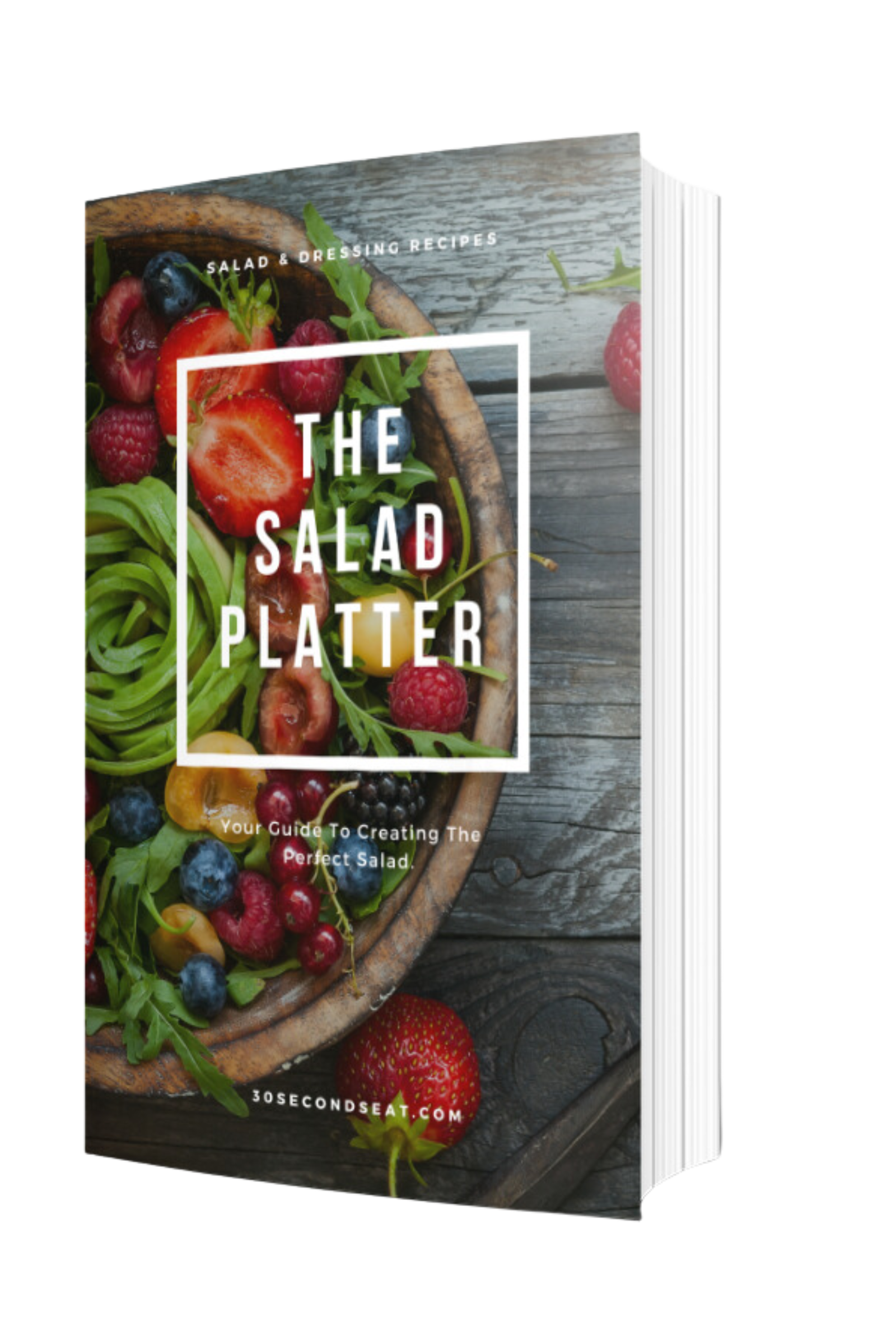 The Salad Platter Book Cover Mockup Image