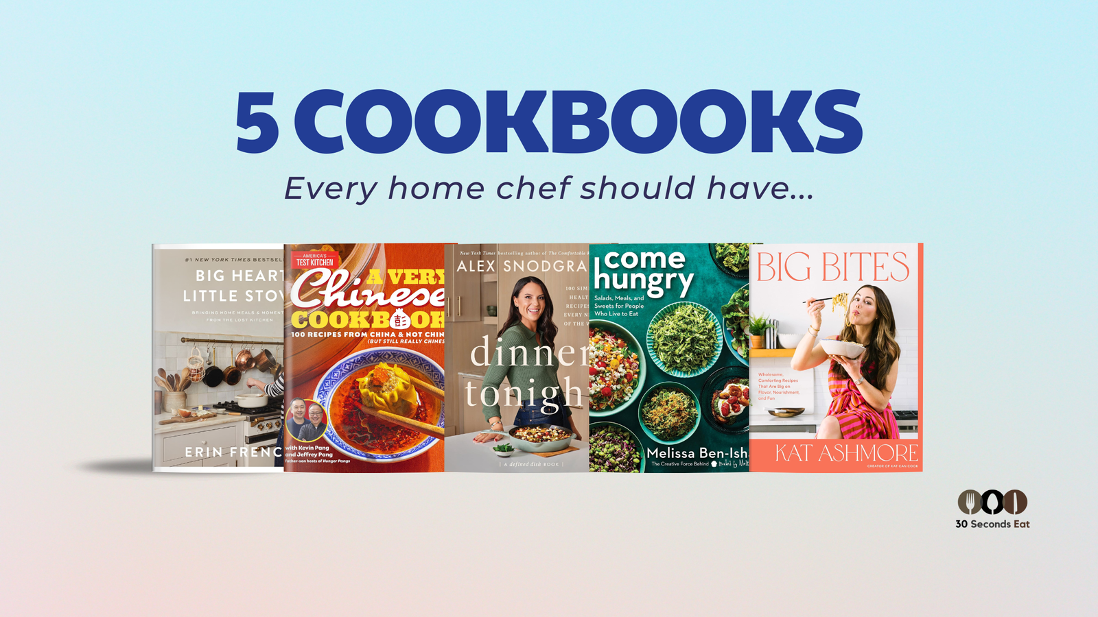 The ultimate 5 cookbooks every home chef should have at home featured image