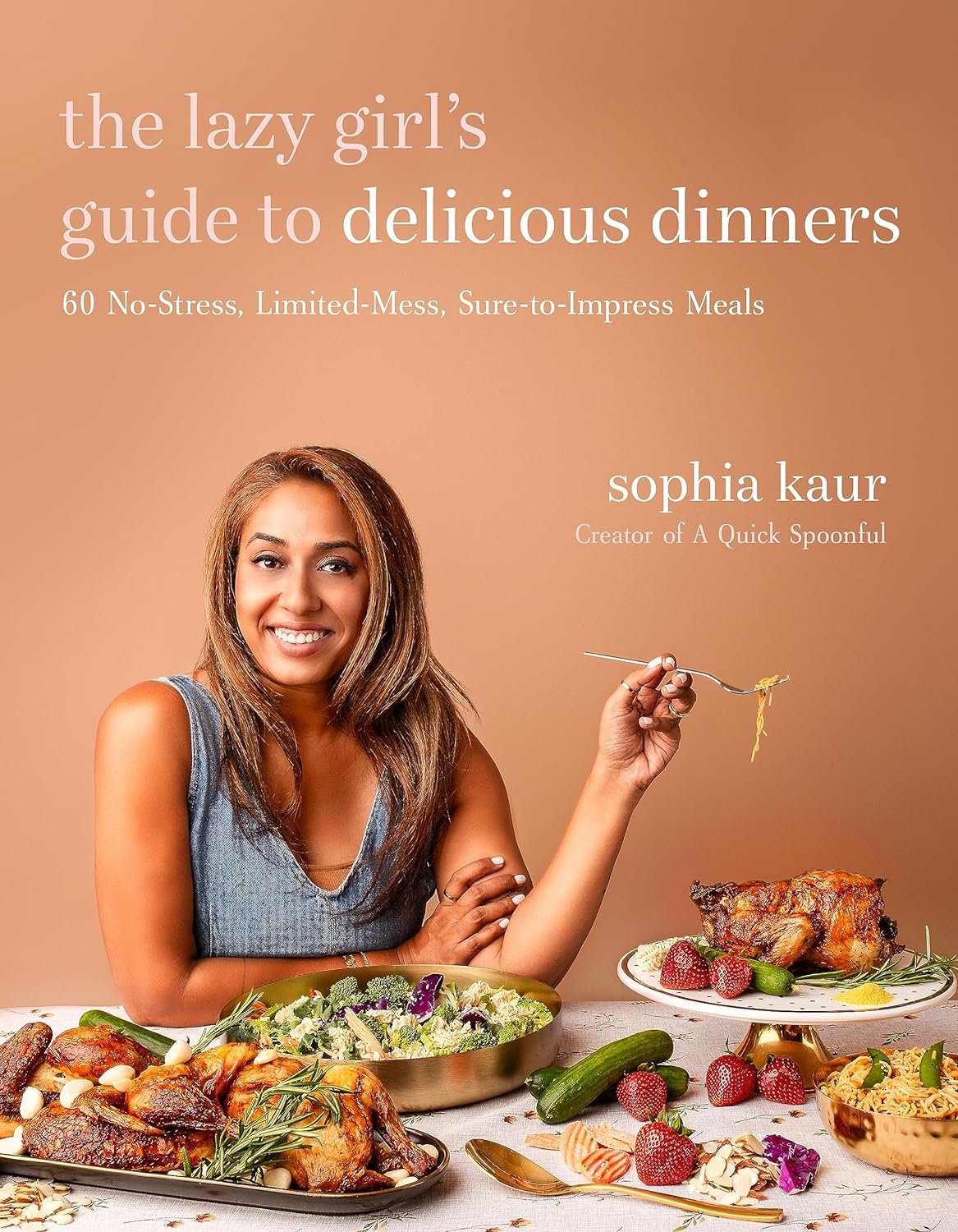 the lazy girl's guide to delicious dinner cookbook cover image